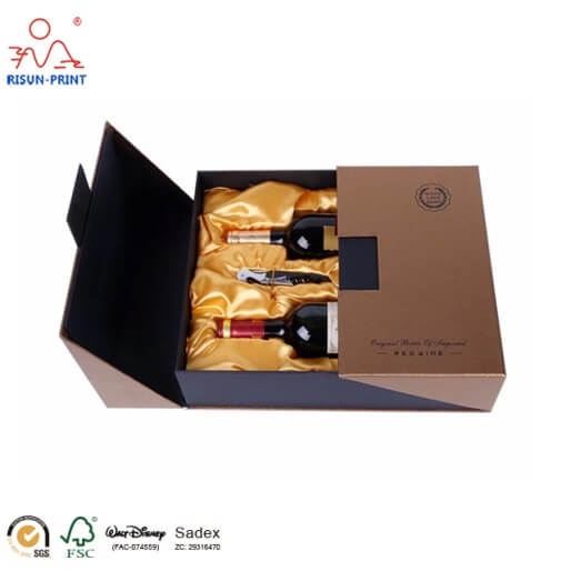 Rigid Cardboard Wine Box