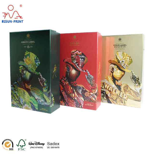 Creative Johnnie Walker Green Label Whisky Packaging Cultural Creativity