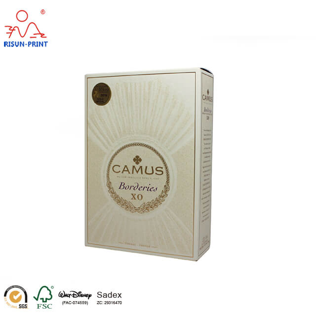 Exquisite Camus XO brandy wine packaging