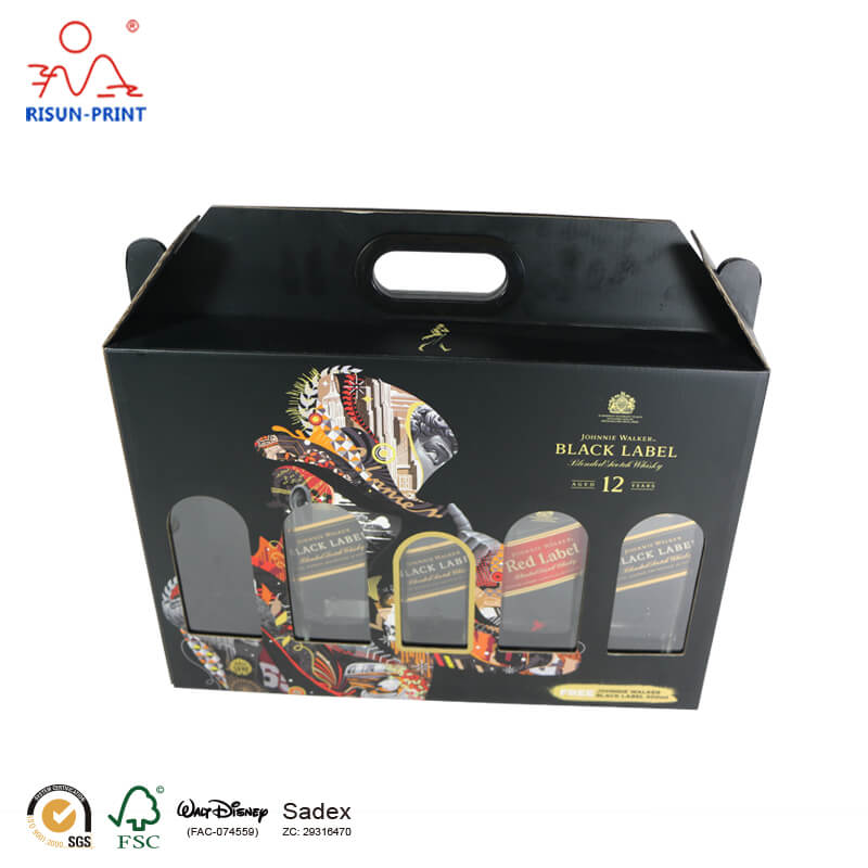 Whisky Bottle Packaging Rigid Bar Box