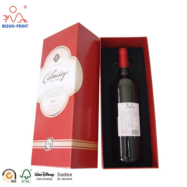 Paper Packing Wine Box 