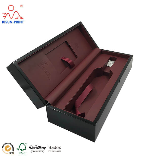 Book shaped wine box 