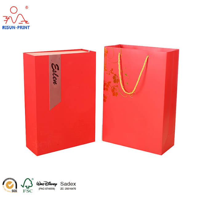 paper red wine packaging box