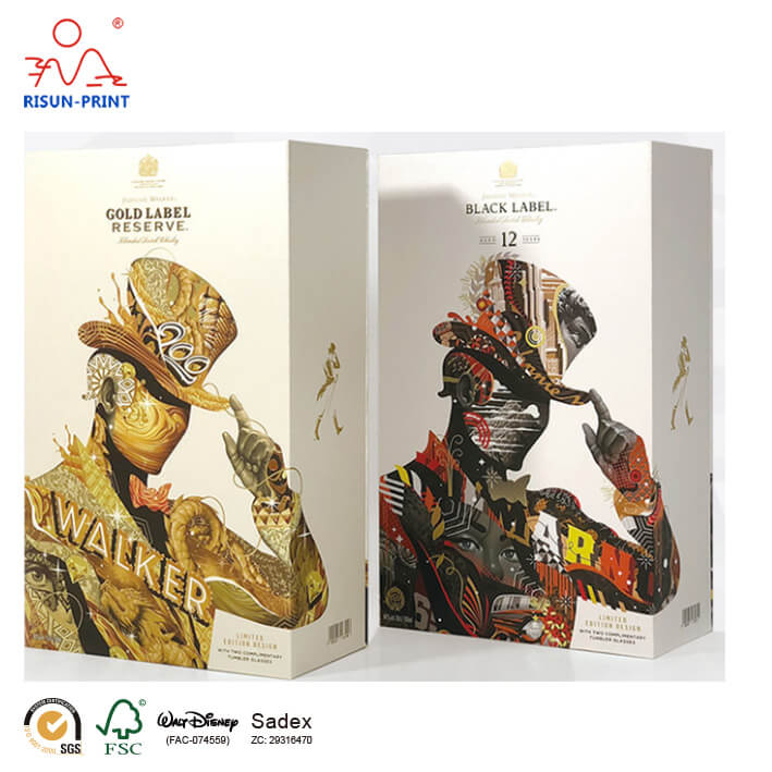 High-end wine packaging boxes printing