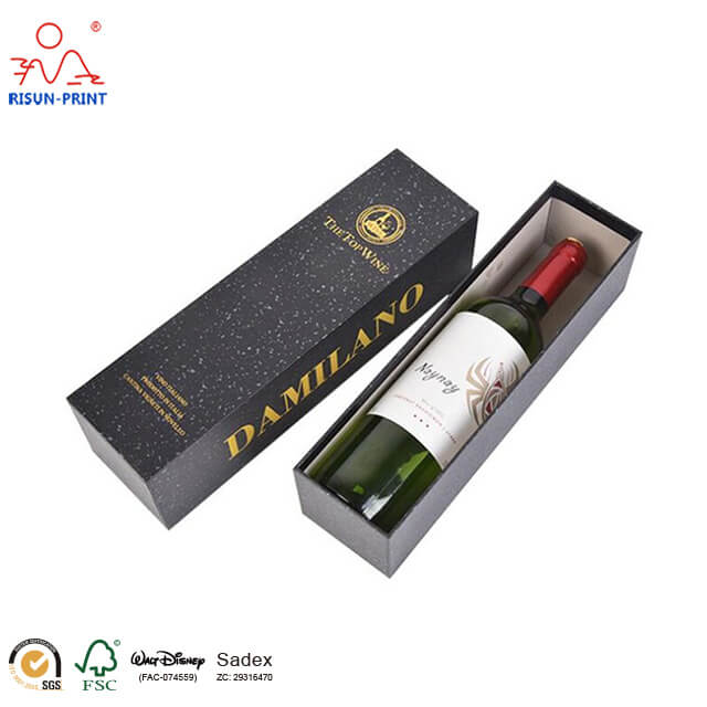 Green wine box packaging