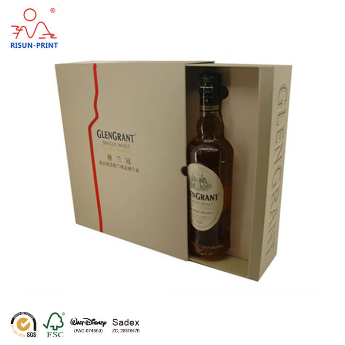 whisky premium wine box packaging