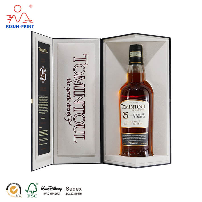"Brandy and Whisky" brand packaging box design