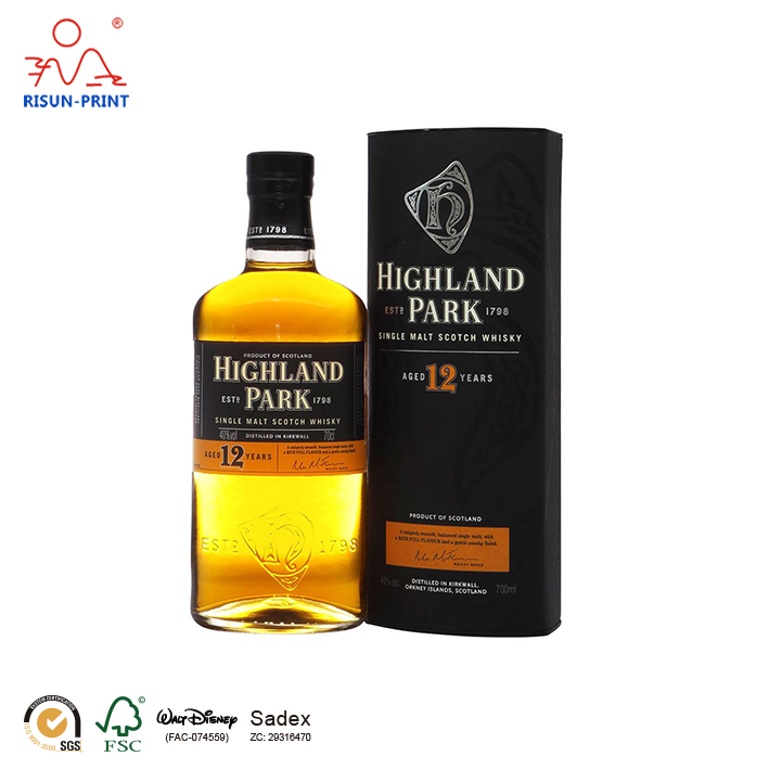 Whisky Highland Park 12 years Wine box