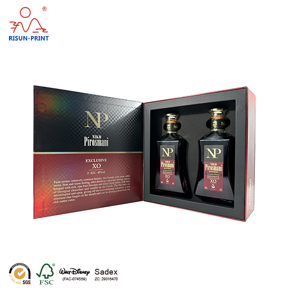 luxury brandy whisky wine box