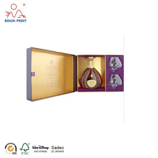 Courvoisier XO wine box packaging manufacturer